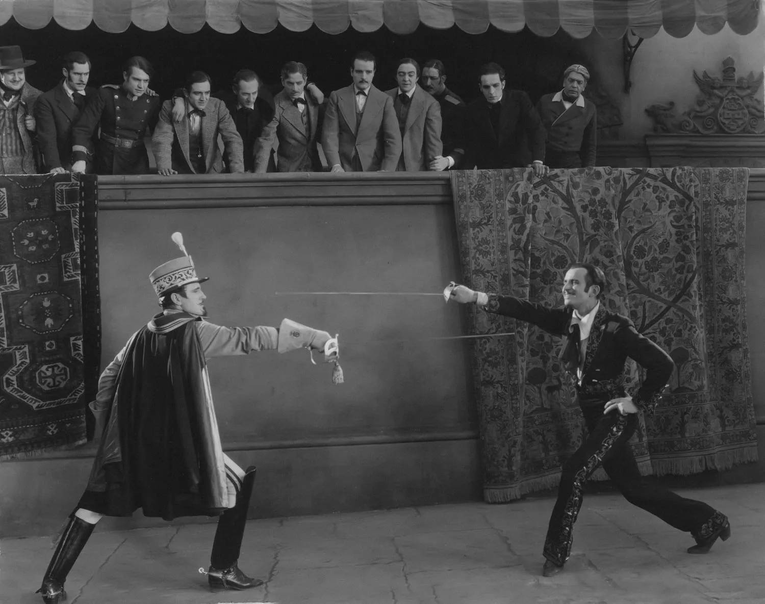 Douglas Fairbanks sort og hvid kæmper sværd Wallpaper