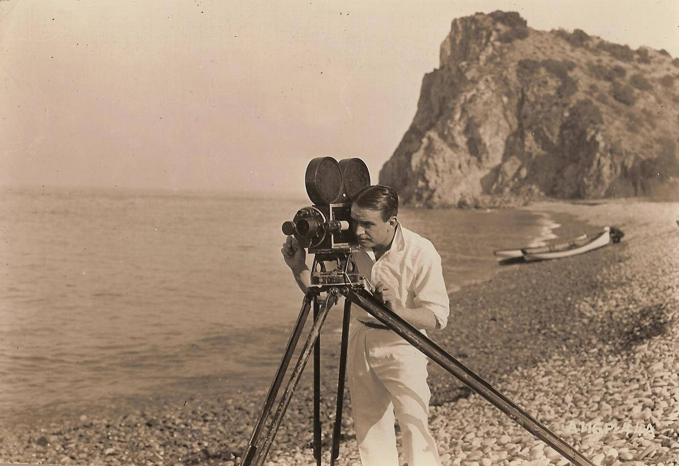 Vintage Douglas Fairbanks with Classic Camera Wallpaper