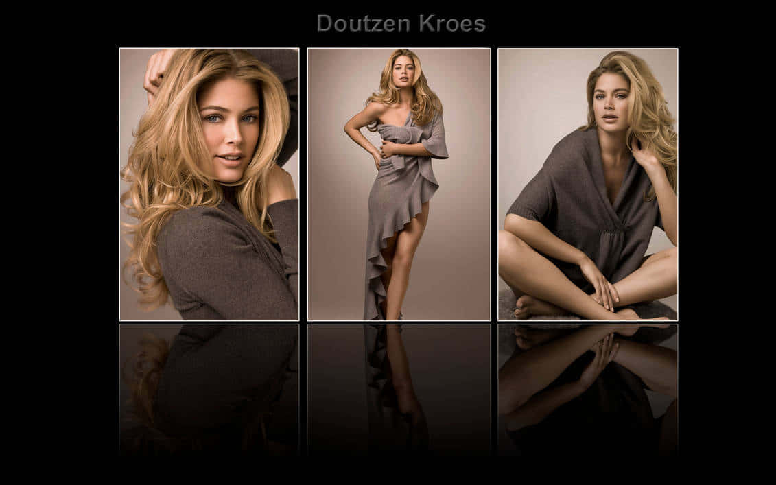 Doutzen Kroes: A Paradigm Of Elegance And Grace Wallpaper