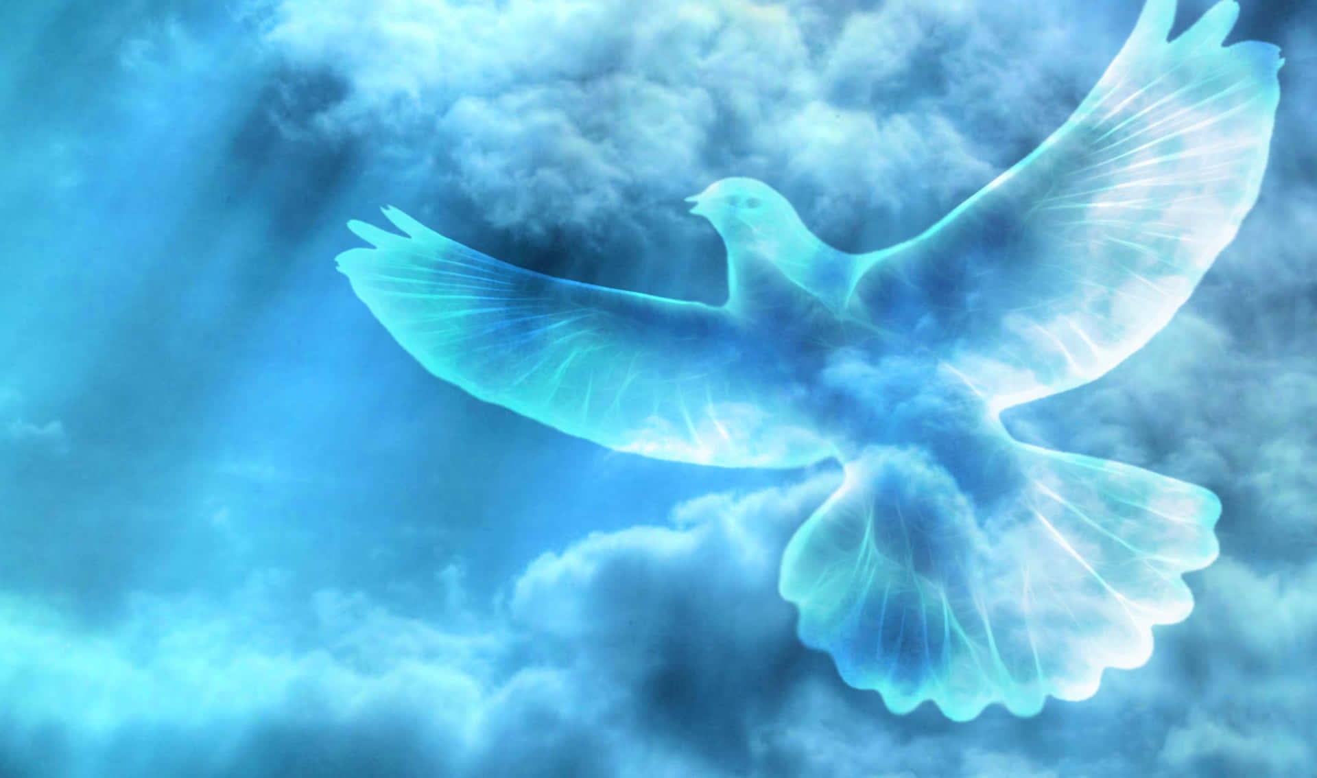 Peaceful Dove Gliding Across the Sky