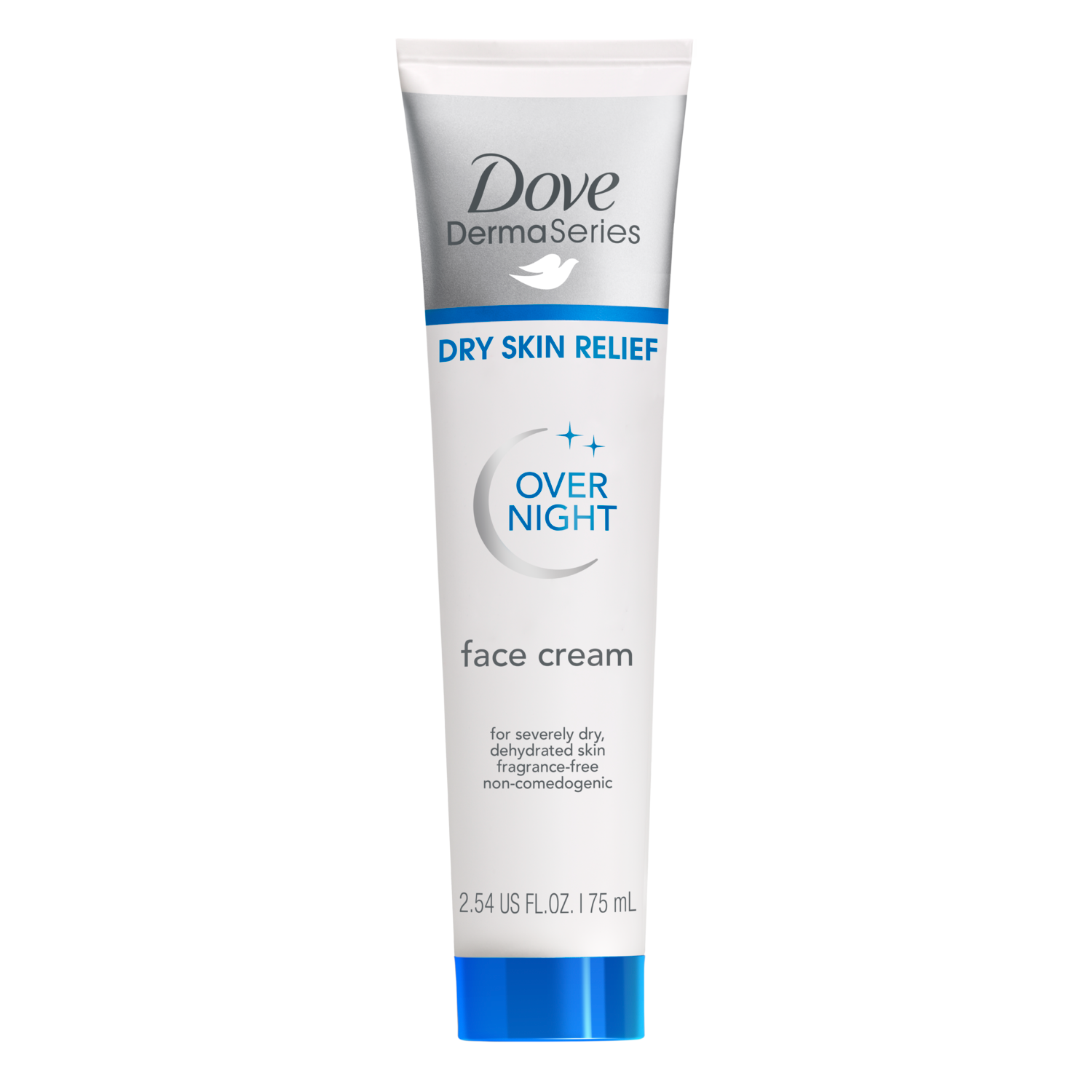 Dove Derma Series Dry Skin Relief Overnight Face Cream PNG