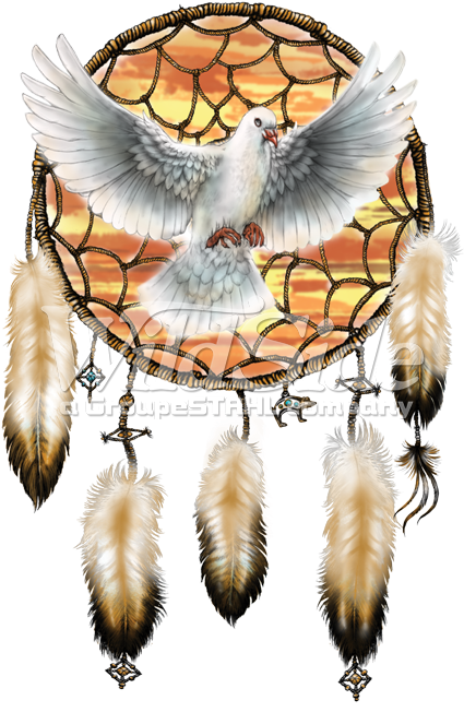 Dove Dreamcatcher Artwork PNG