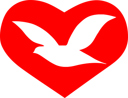 Dove_of_ Peace_in_ Heart PNG