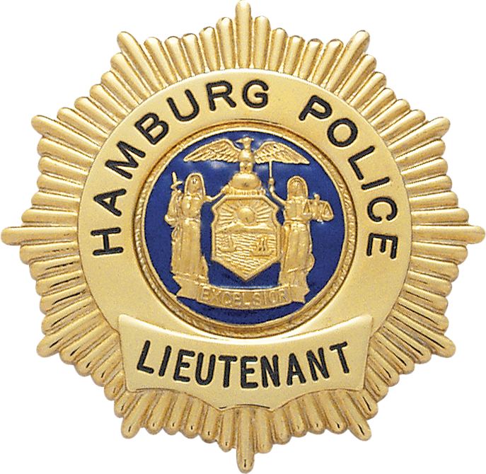 Hamburg Police Lieutenant Badge PNG