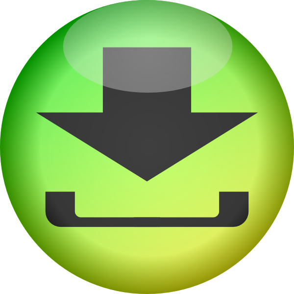 Download Button Green PNG