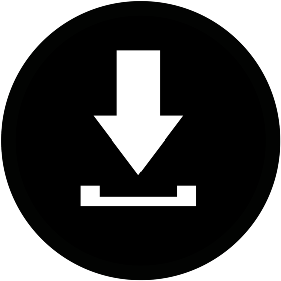 Download Icon Simple Black PNG