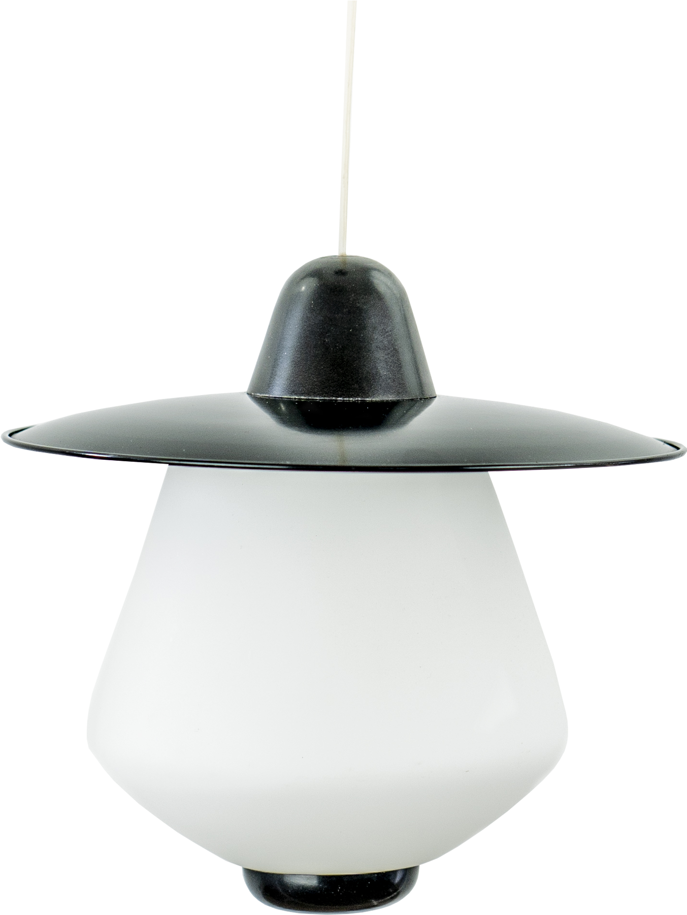 Modern Blackand White Pendant Light PNG