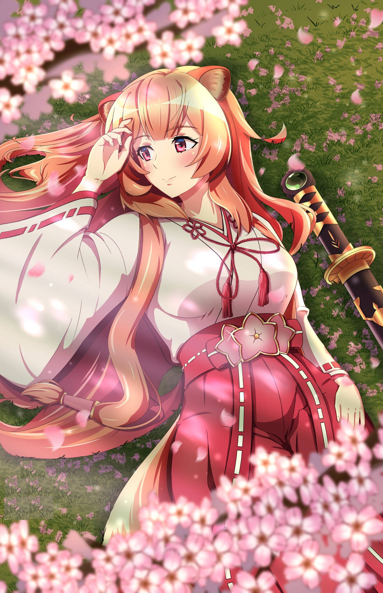 Abenteuererwartet Naofumi Iwatani Und Seine Verbündeten In Rising Of The Shield Hero Wallpaper