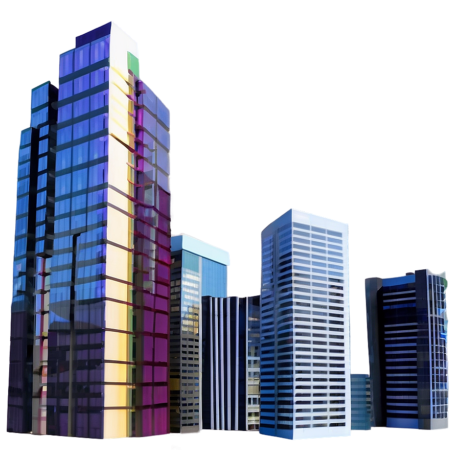 Downtown Cityscape Png Ote PNG