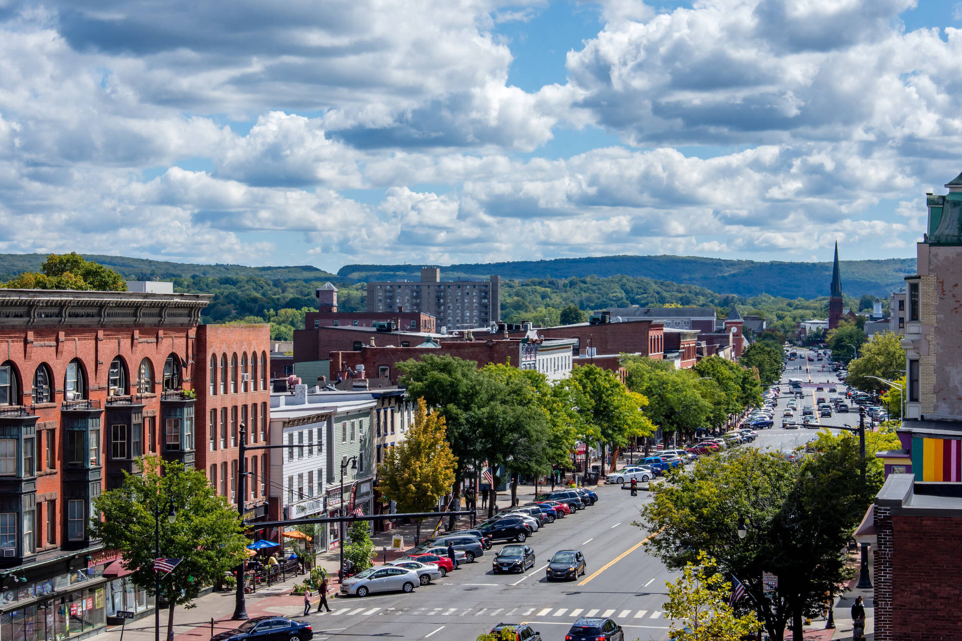Downtown Middletown In Connecticut Wallpaper