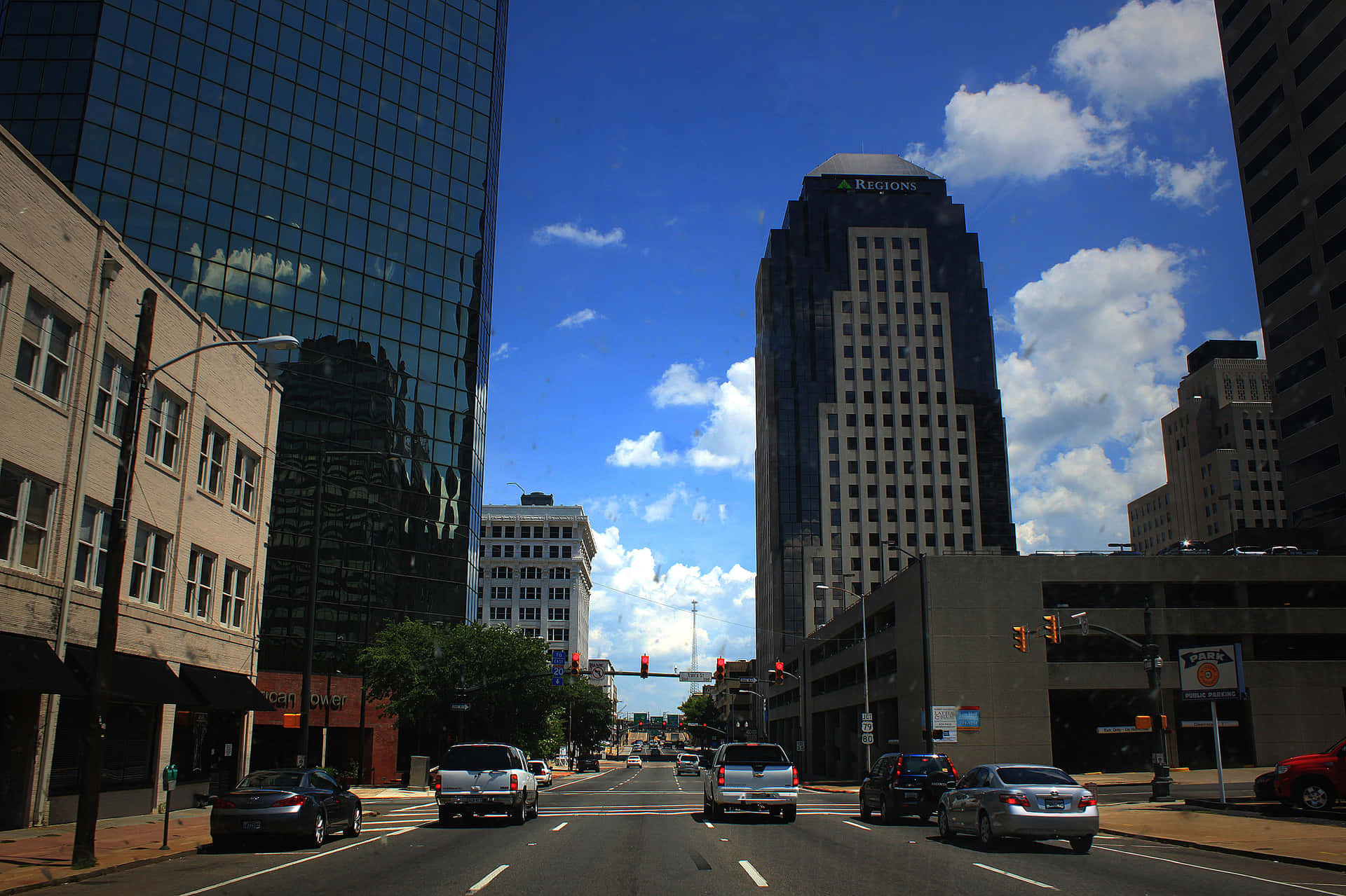 Downtown Shreveport Louisiana Skyline Wallpaper