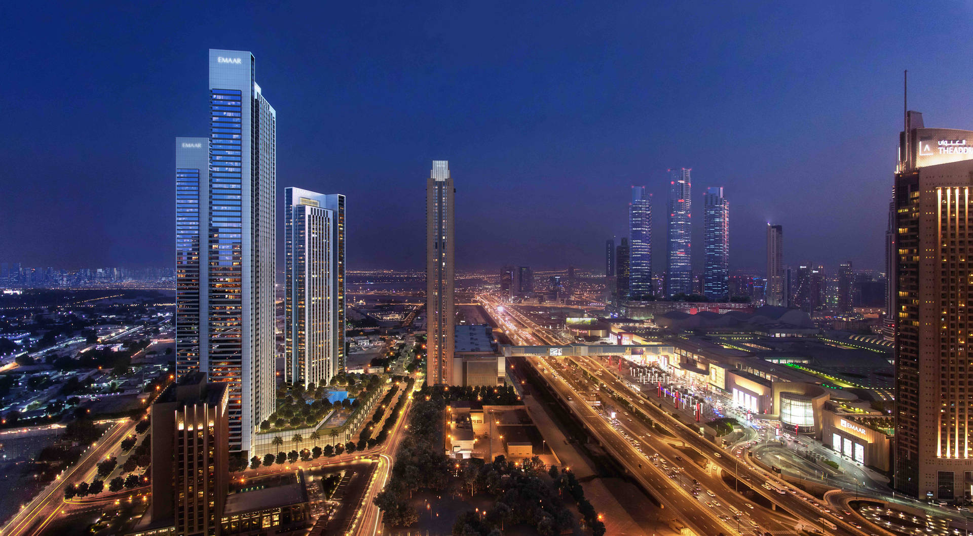 Downtown Views Condominium In Dubai Wallpaper