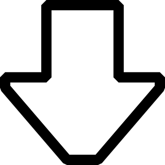 Downward Black Arrow Icon PNG