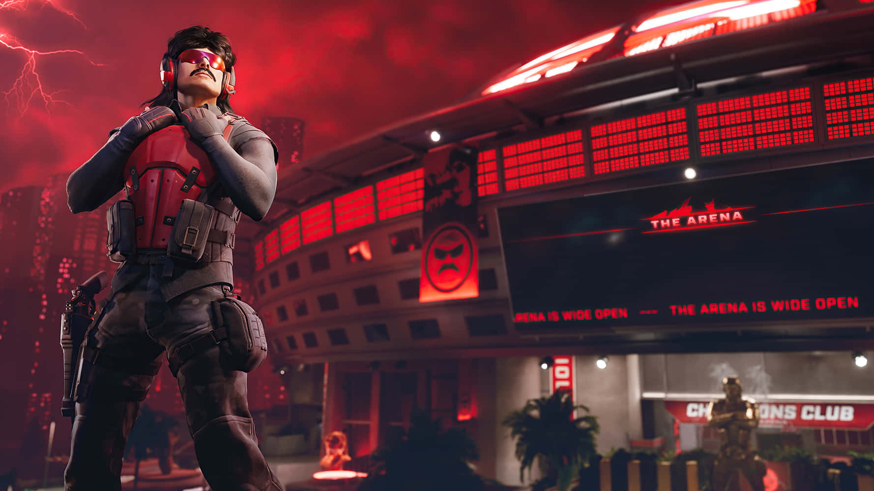 The Iconic Iconic Doc, Dr Disrespect Wallpaper