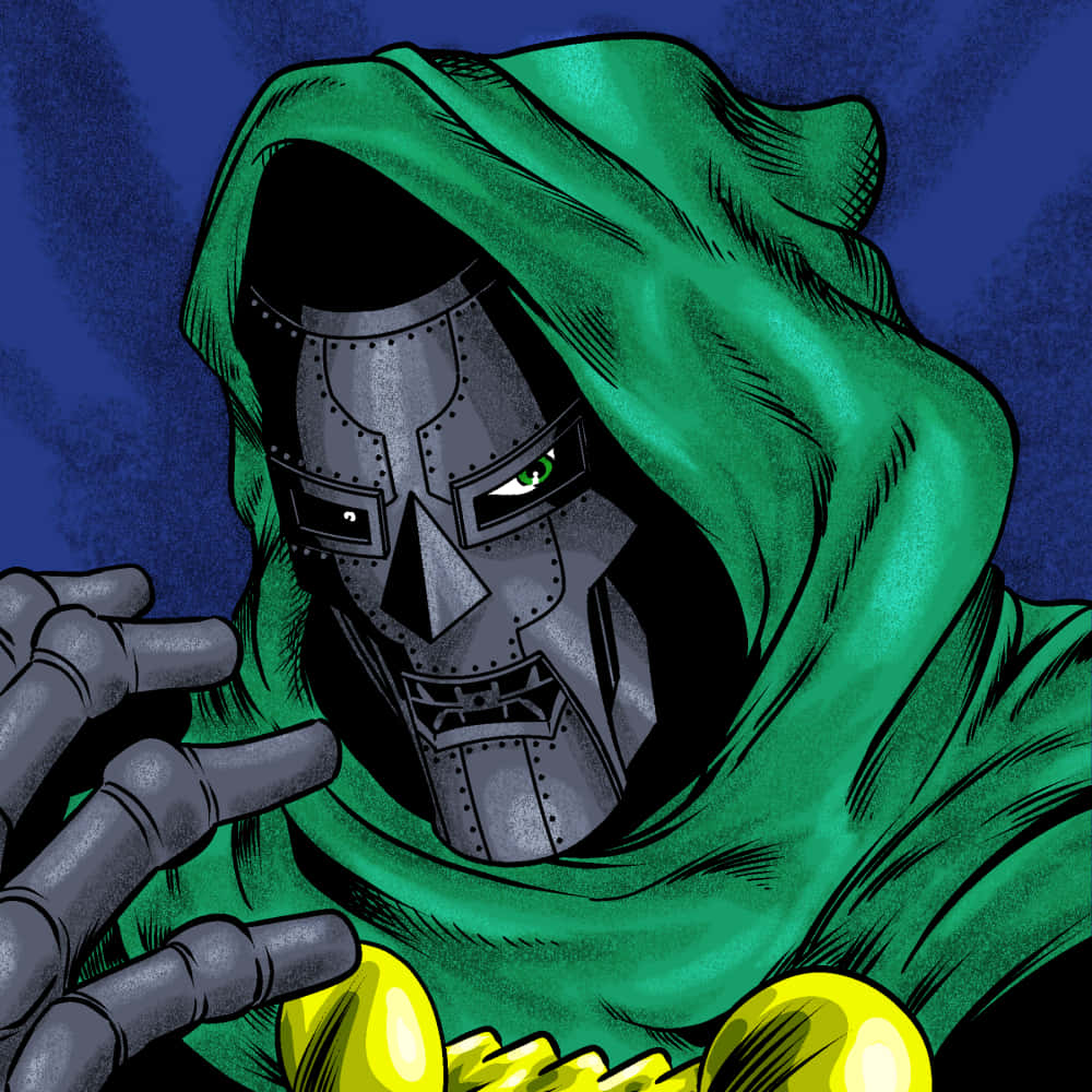 Dr Doom looms ominously in the shadows as his plans for world domination come to fruition. Wallpaper