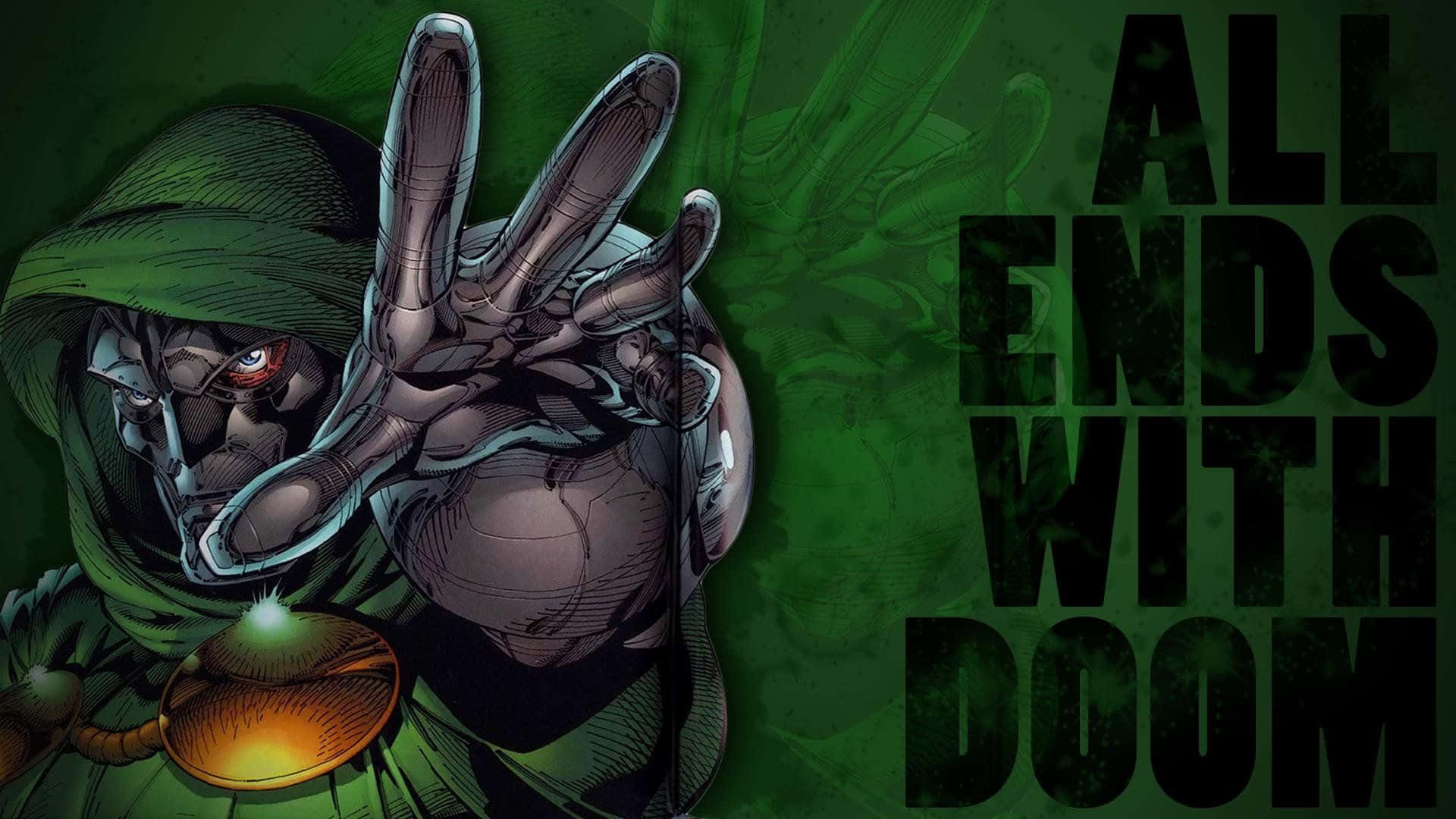 Dr Doom, the Archenemy of Marvel's Fantastic Four Wallpaper