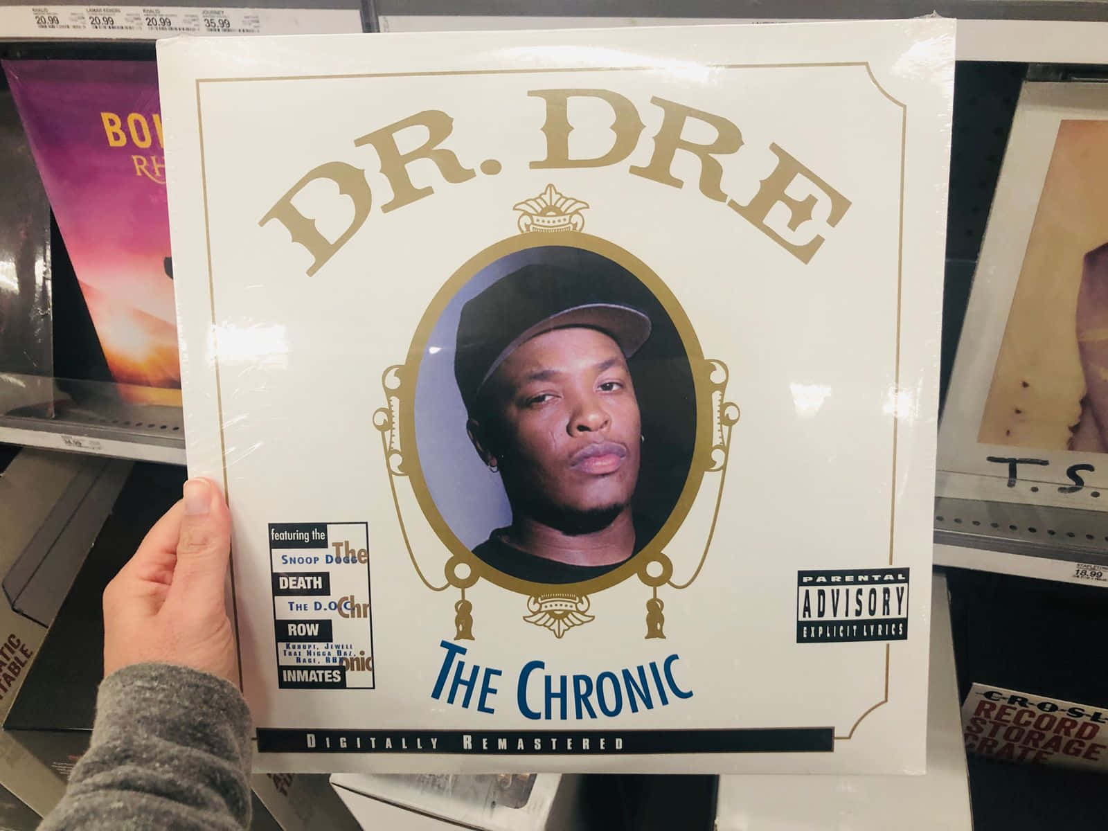 Dr Dre Explicit Vinyl Record Wallpaper