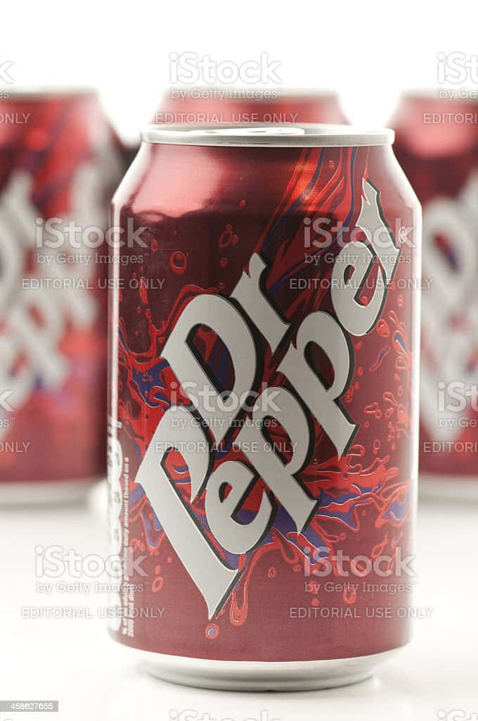 Fotosde Latas De Dr. Pepper En Stock Fondo de pantalla