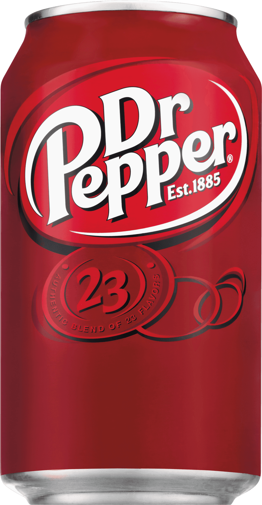 Dr Pepper Can Red Design PNG