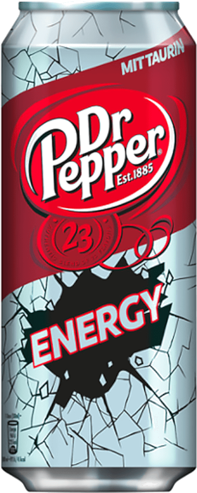 Dr Pepper Energy Can PNG