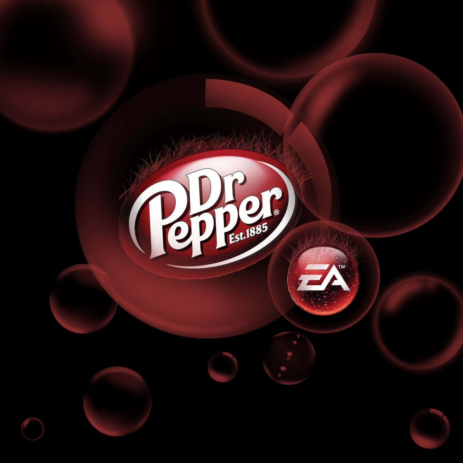 Dr Pepper logo tapet Wallpaper