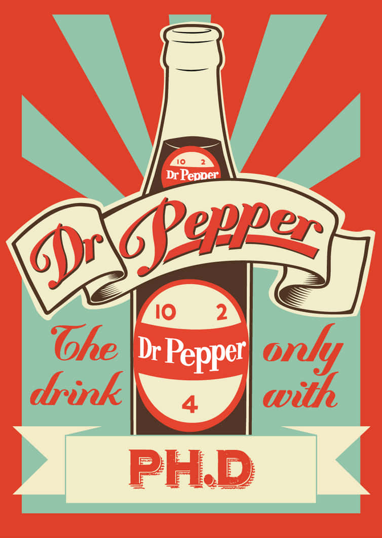 L'unicodottorato Di Ricerca Di Dr Pepper Sfondo