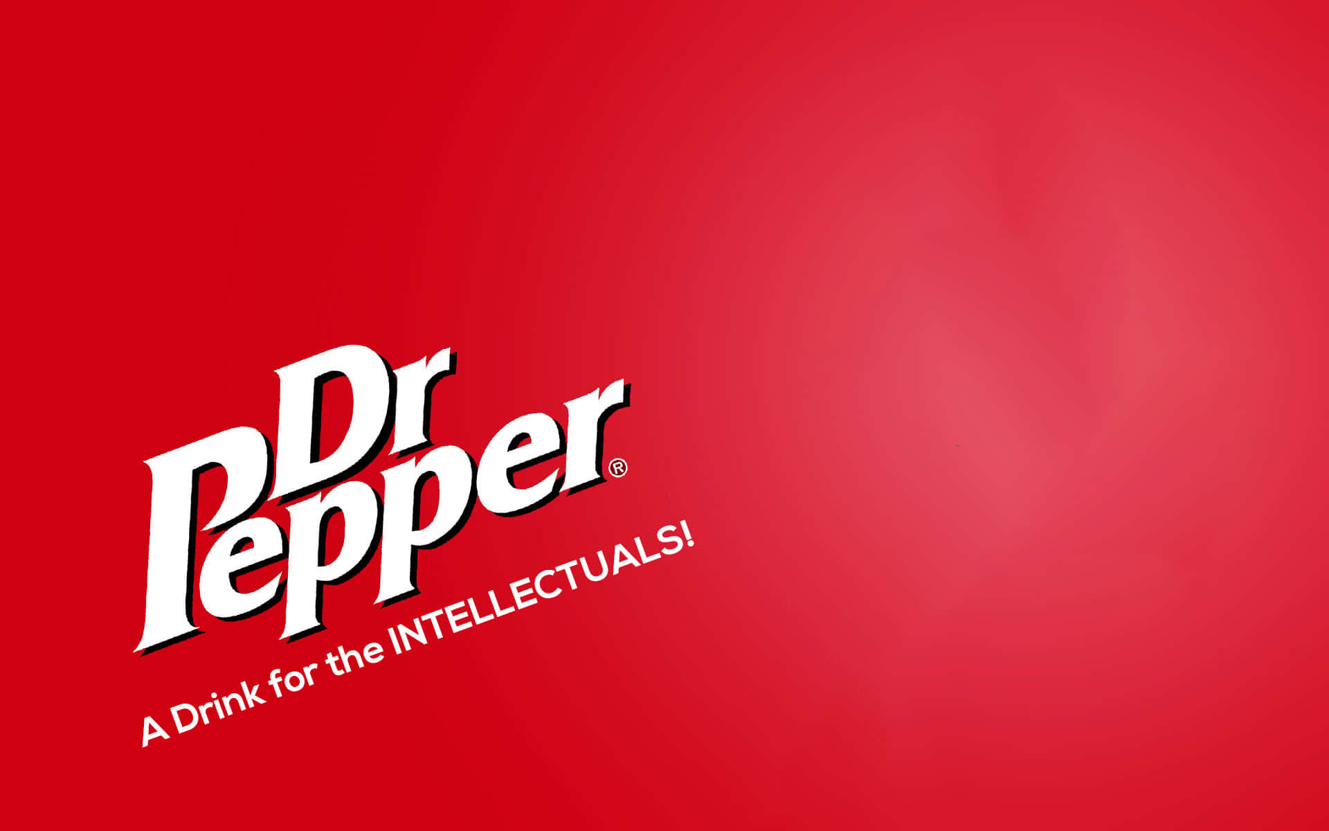 Drpepper-logotypen På En Röd Bakgrund. Wallpaper
