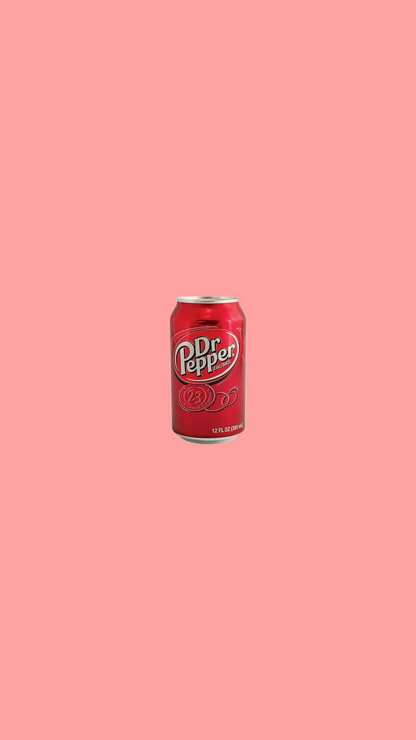 A Can Of Red Bull On A Pink Background Wallpaper