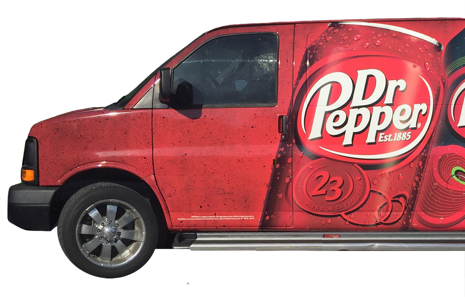 Dr Pepper Van Wrap PNG