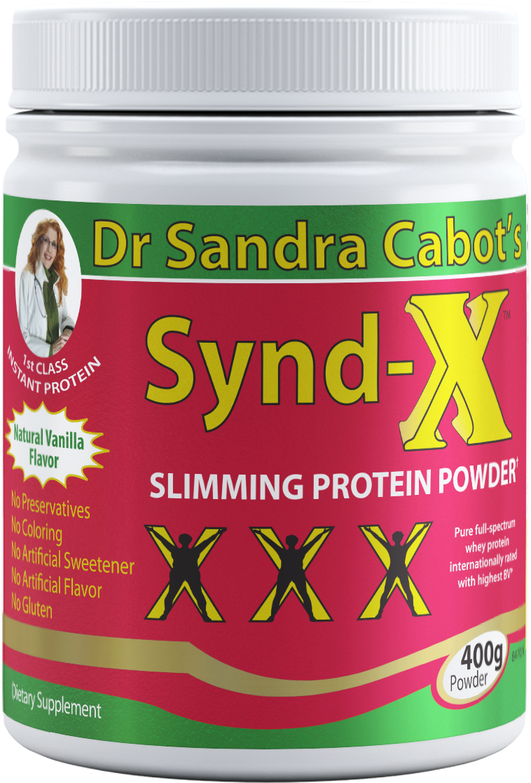 Dr Sandra Cabot Synd X Protein Powder PNG