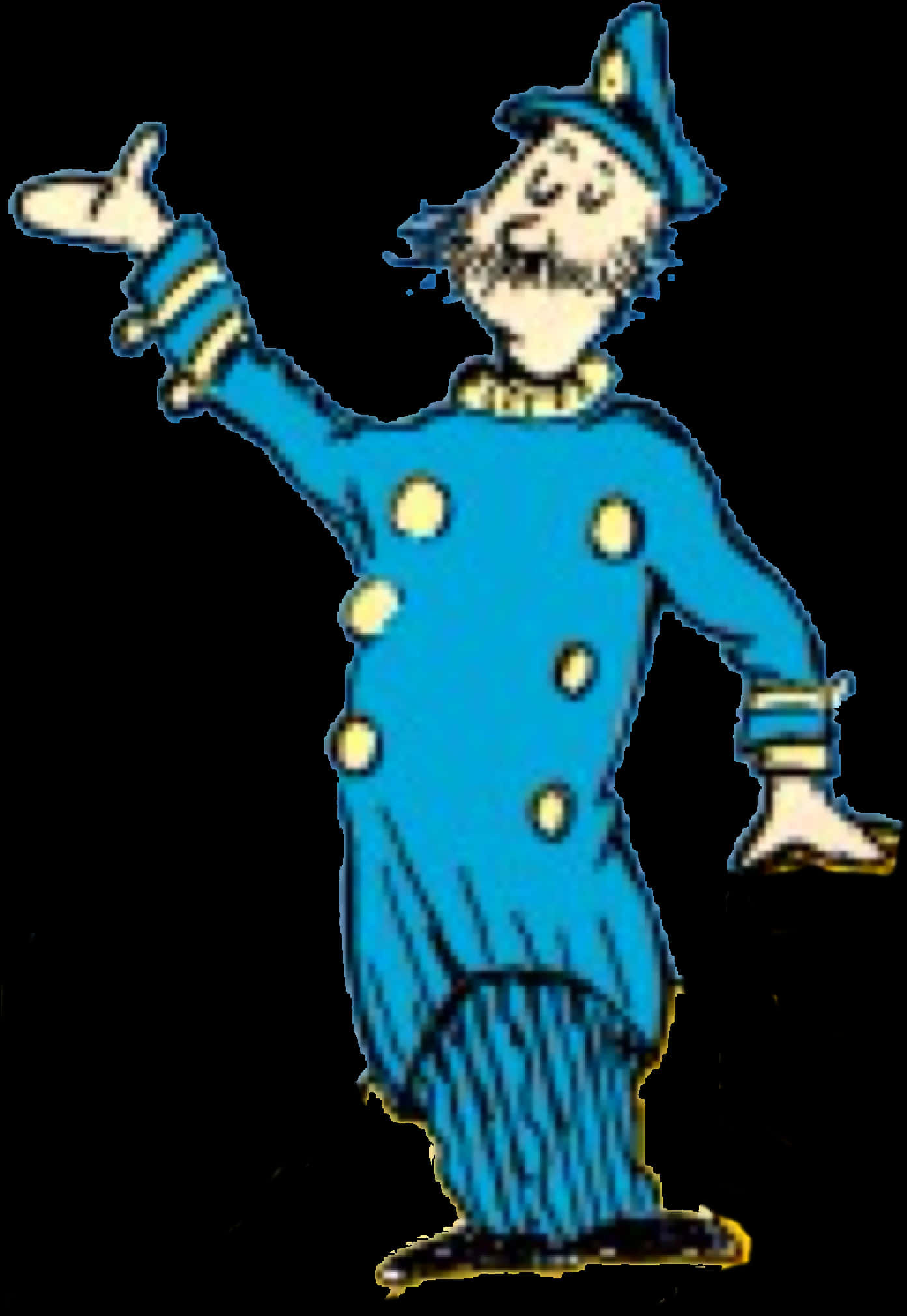 Dr Seuss Character Pointing PNG