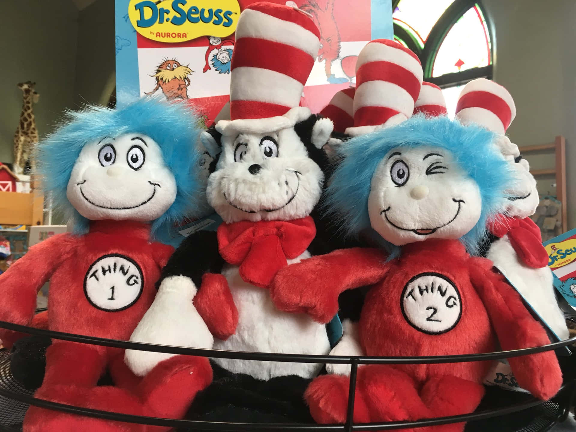 Dr. Seuss Pluche Personages Achtergrond