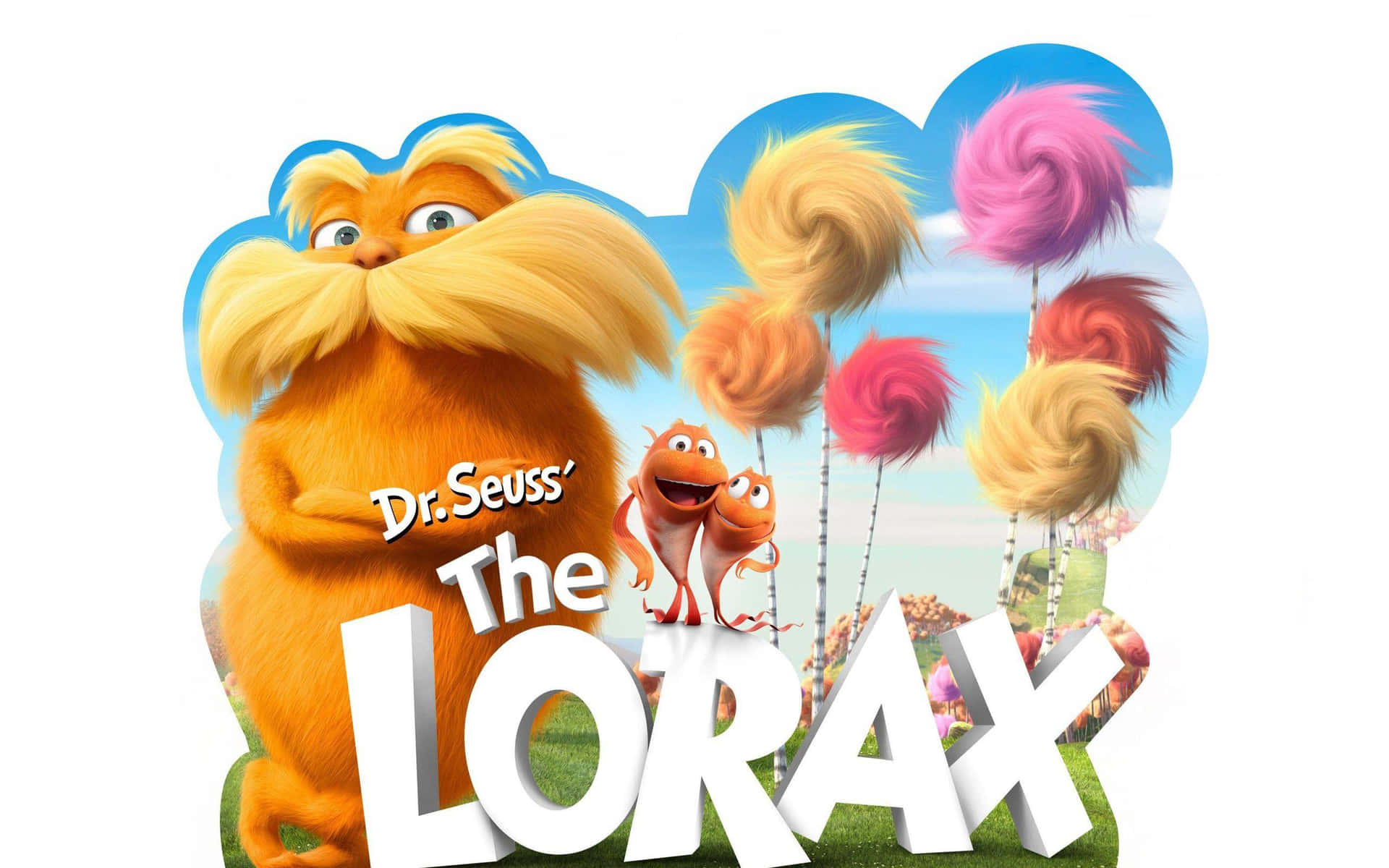 Dr Seussin The Lorax -elokuvan Mainos Taustakuva