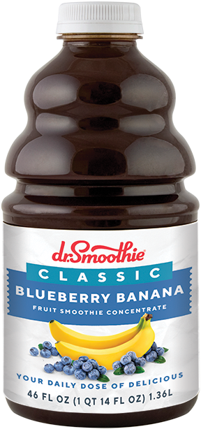 Dr Smoothie Classic Blueberry Banana Concentrate PNG