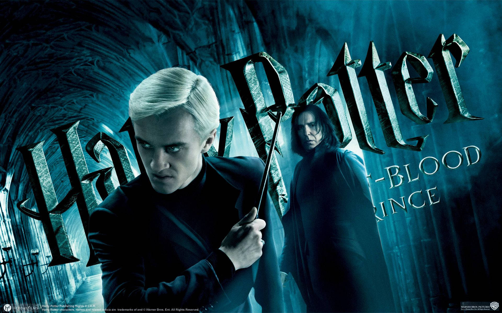 Draco Malfoy And Professor Snape Wallpaper