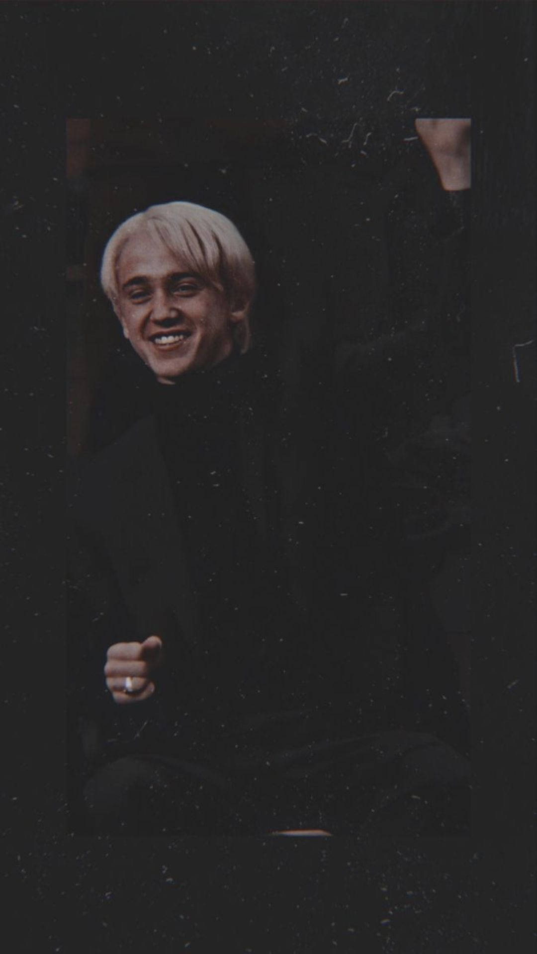 Draco Malfoy Black Smile Aesthetic Wallpaper