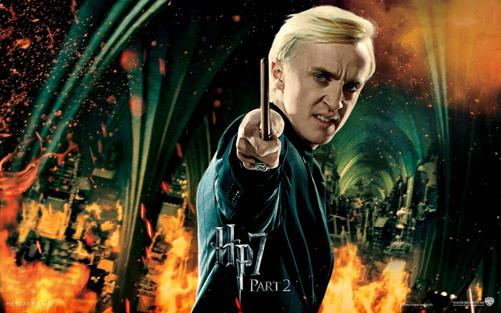 Draco Malfoy Deathly Hallows Part 2 Wallpaper