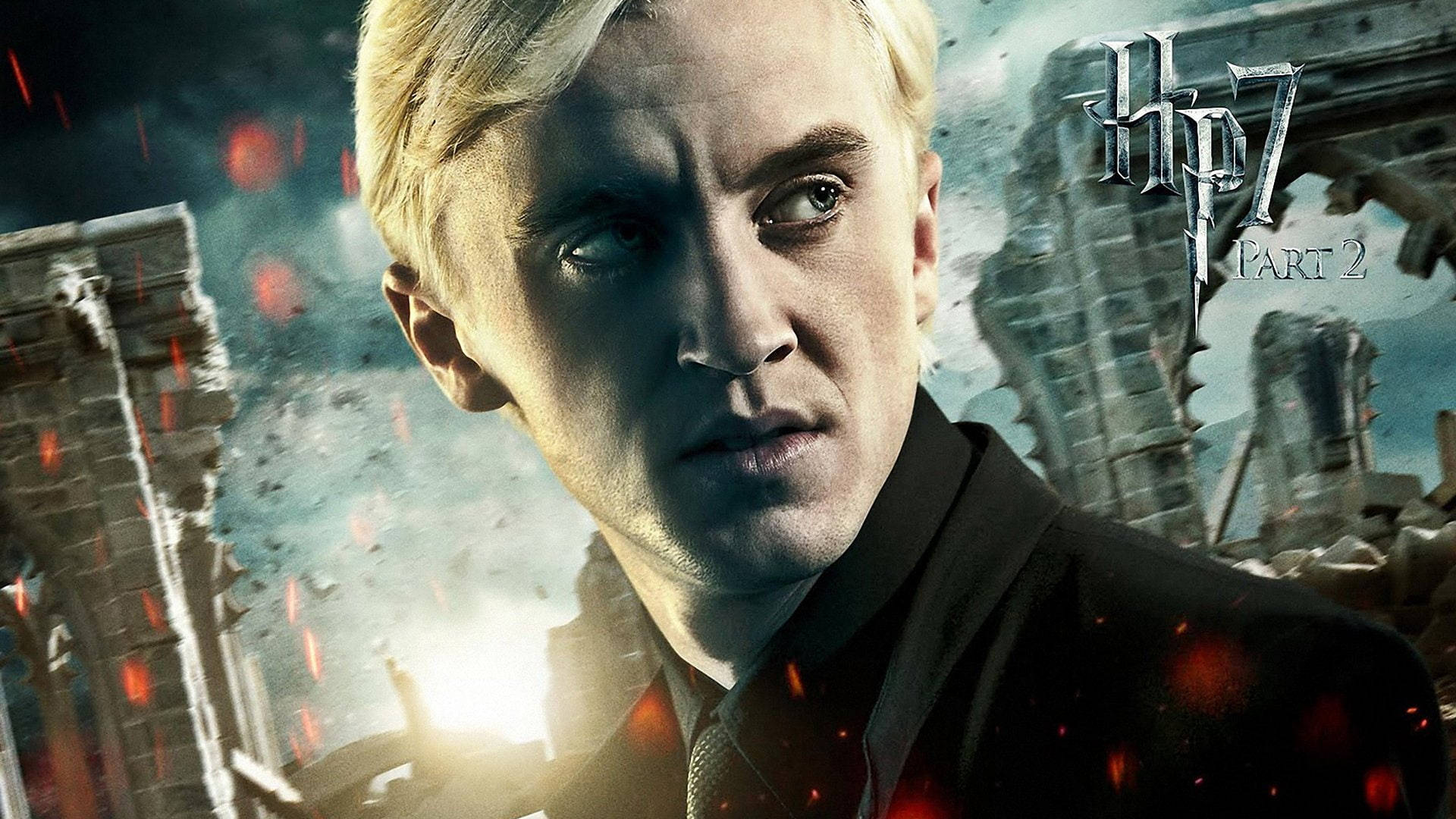 Draco Malfoy Harry Potter 7 Poster Wallpaper