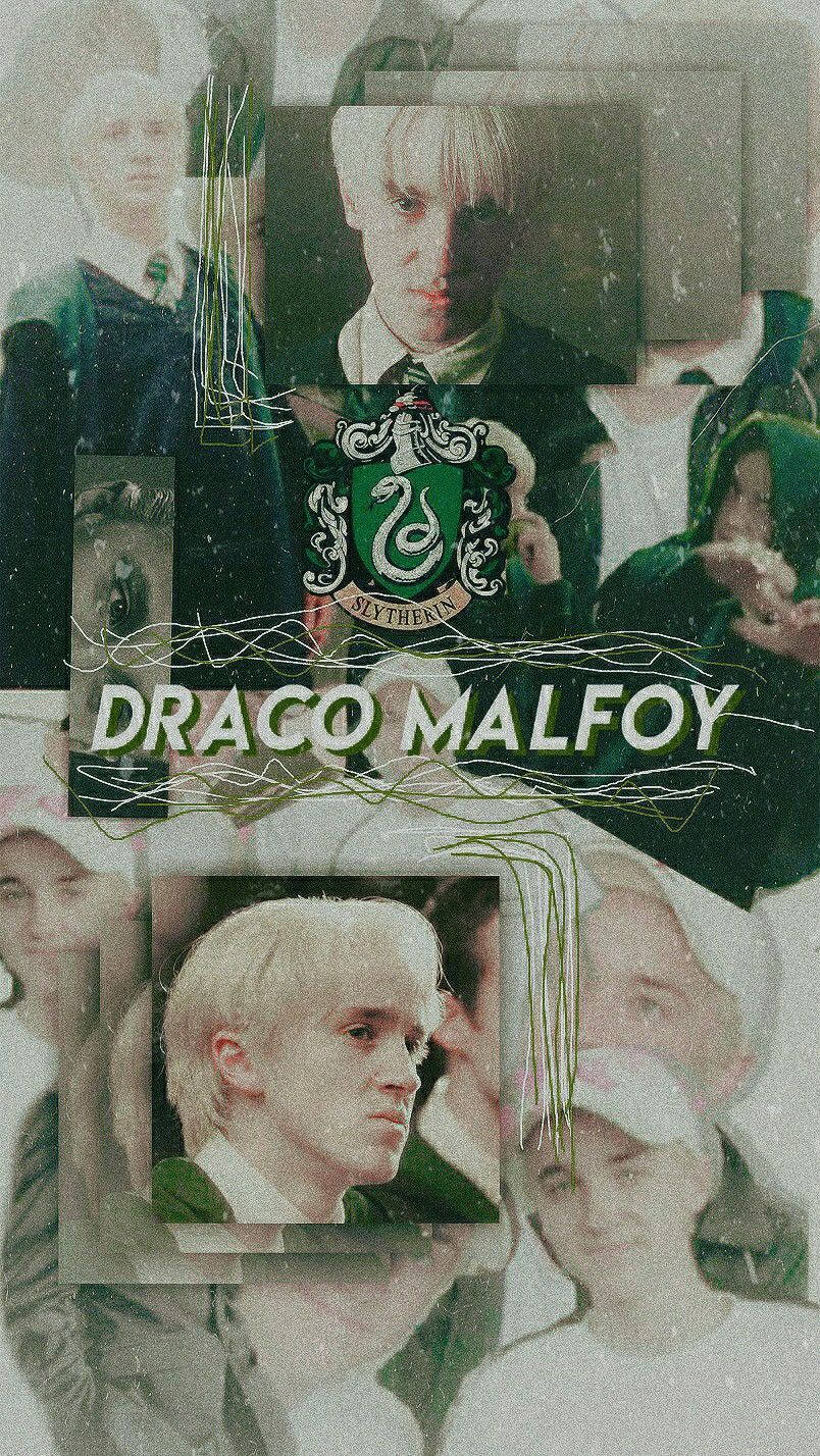 Draco Malfoy Light Green Aesthetic Wallpaper