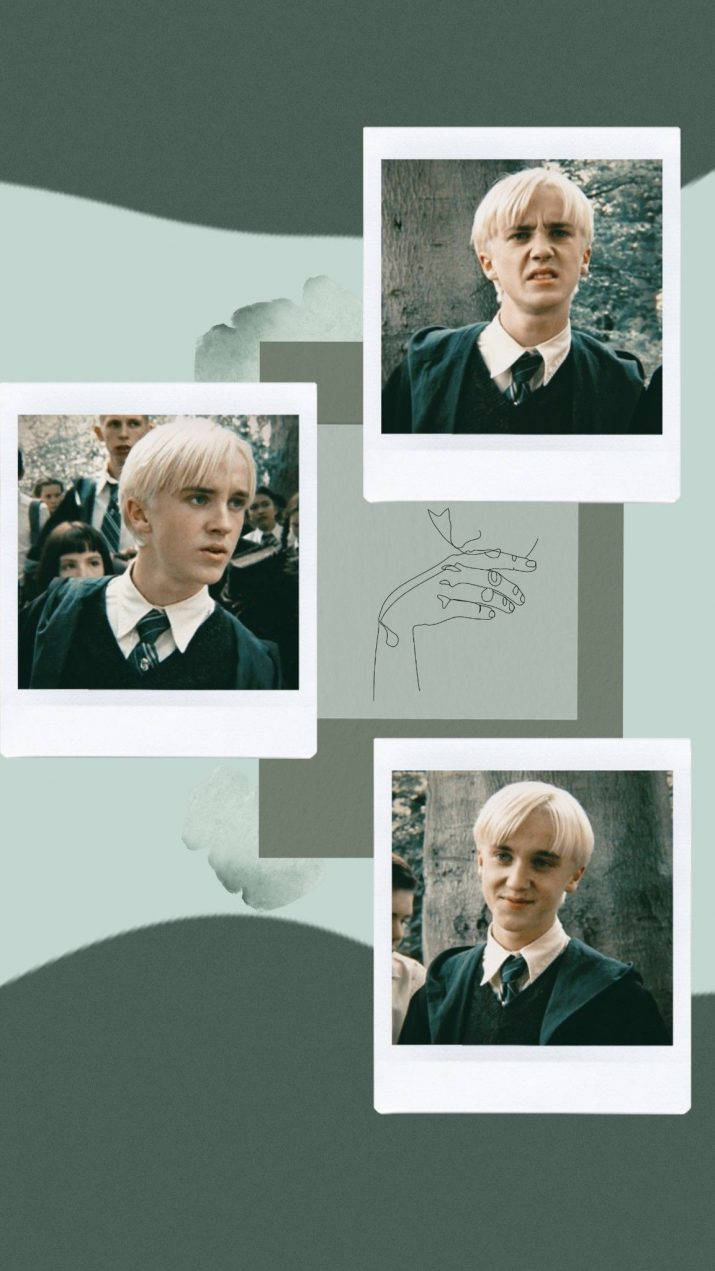 Draco Malfoy Polaroid Aesthetic Background