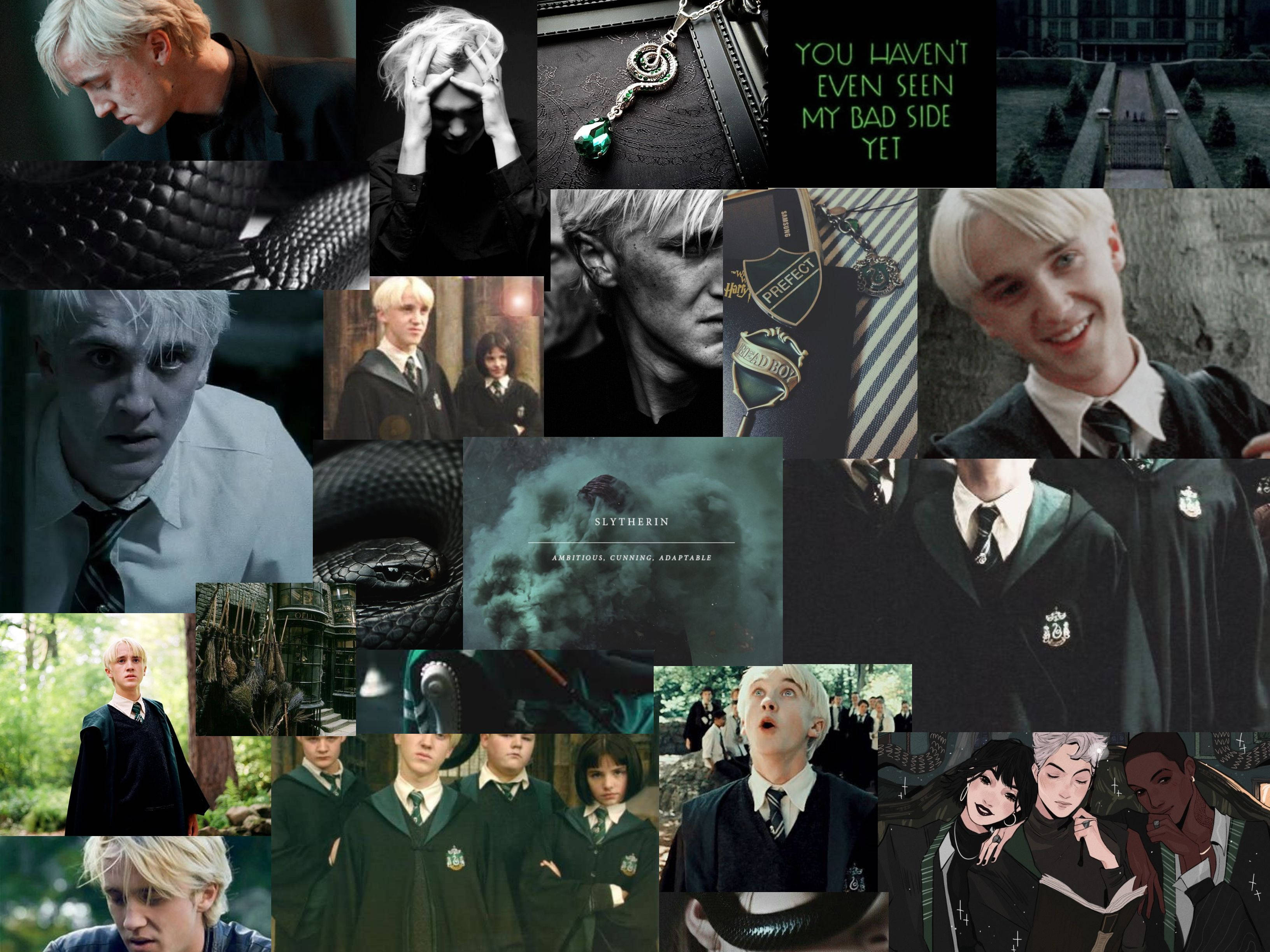 Draco Malfoy Stages Aesthetic Wallpaper