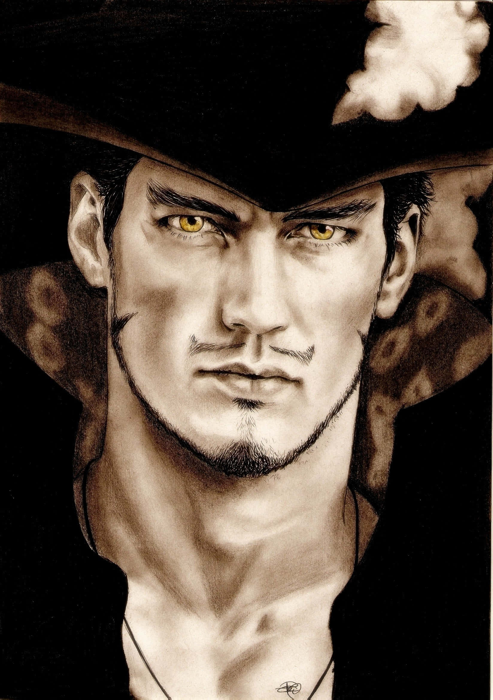 Dracule Mihawk, the World’sStrongest Swordsman Wallpaper