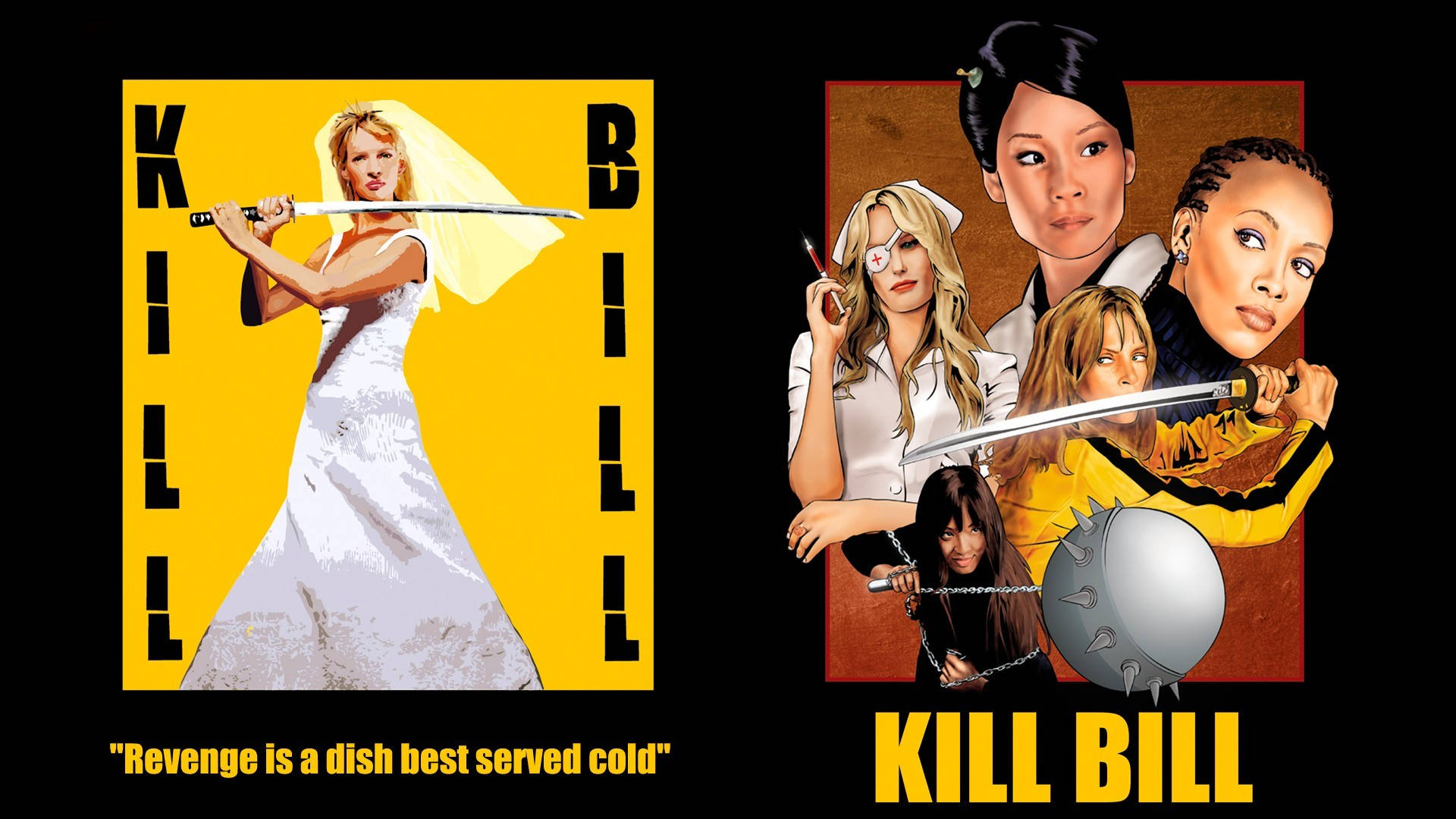 Dræb Bill Alternative Filmplakater Wallpaper