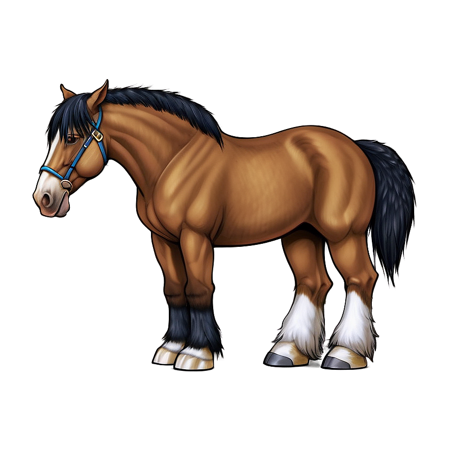 Draft Horse Png 05032024 PNG
