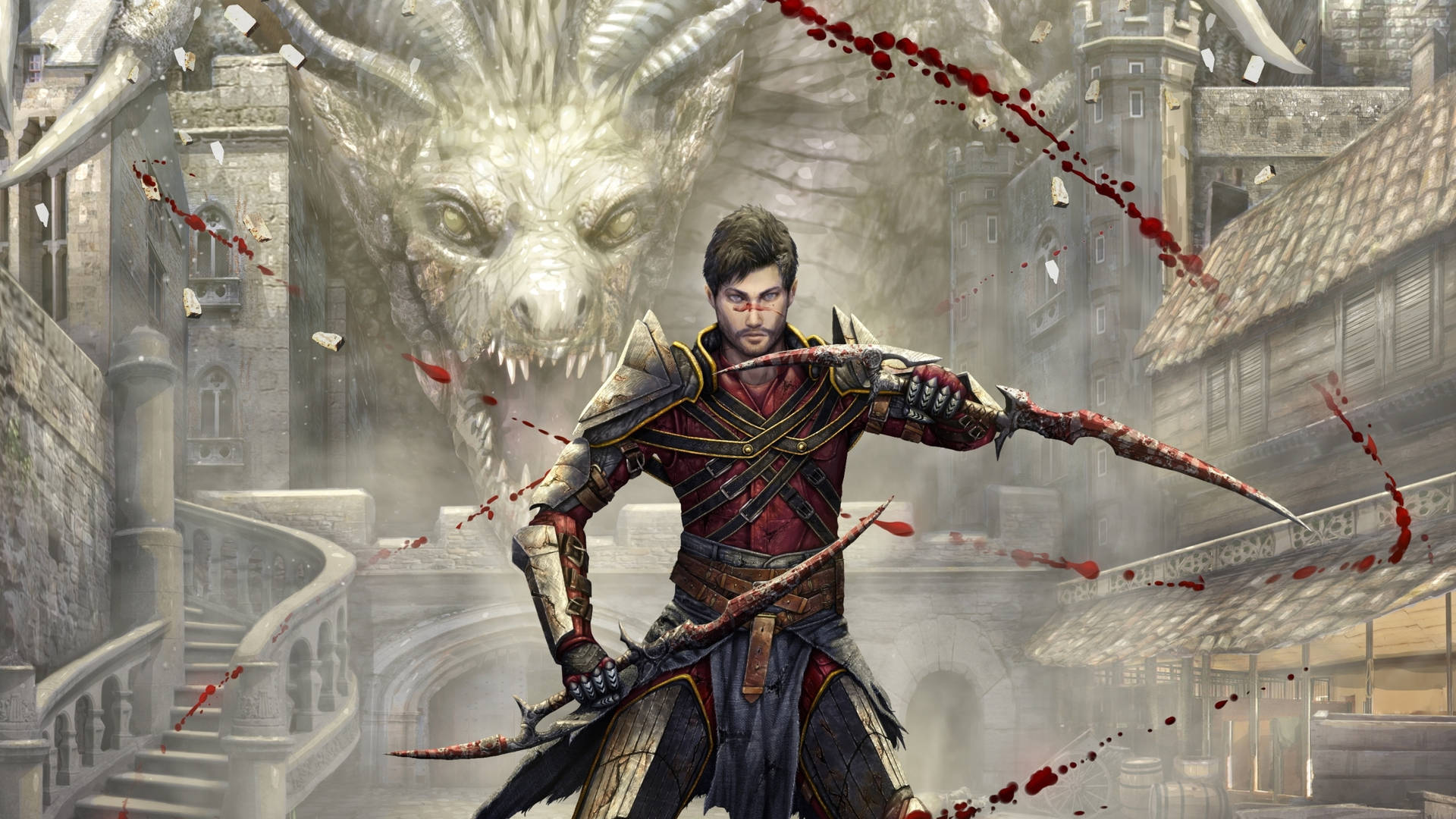 Dragon Age Hawke Killer Dragon Wallpaper