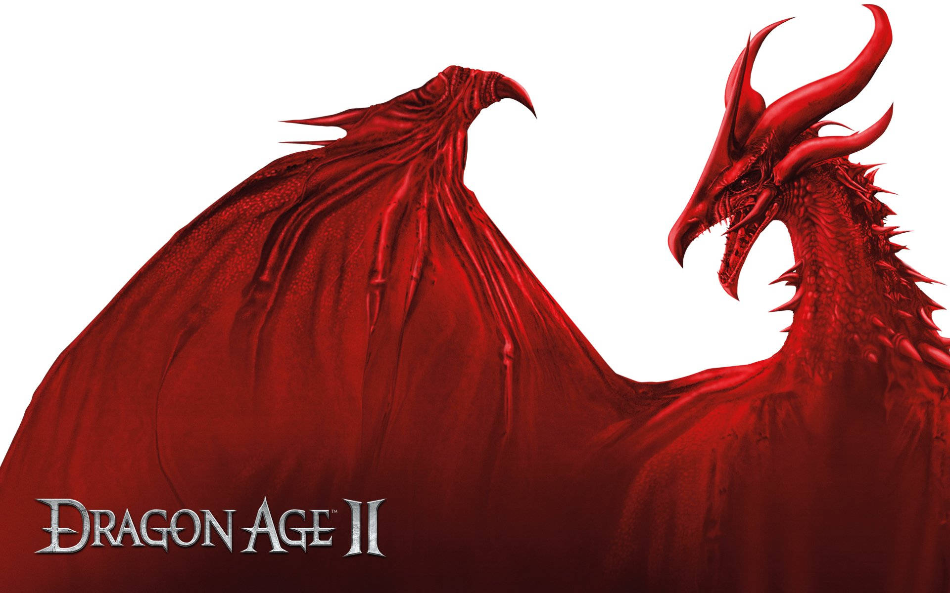 Dragon Age Ii Fierce Red Wallpaper