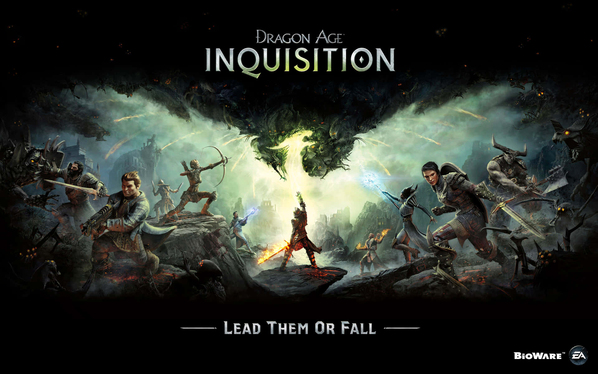 Adéntrateen Un Mundo De Fantasía Oscura Con Dragon Age Inquisition