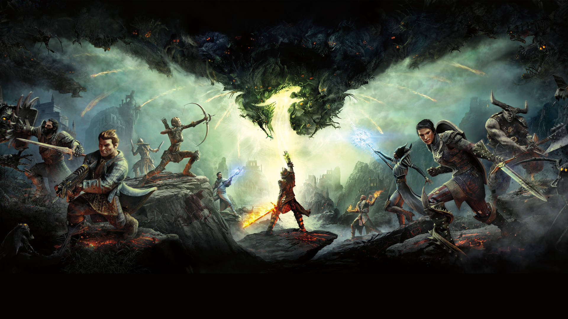 dragon age inquisition Fight Scene Wallpaper