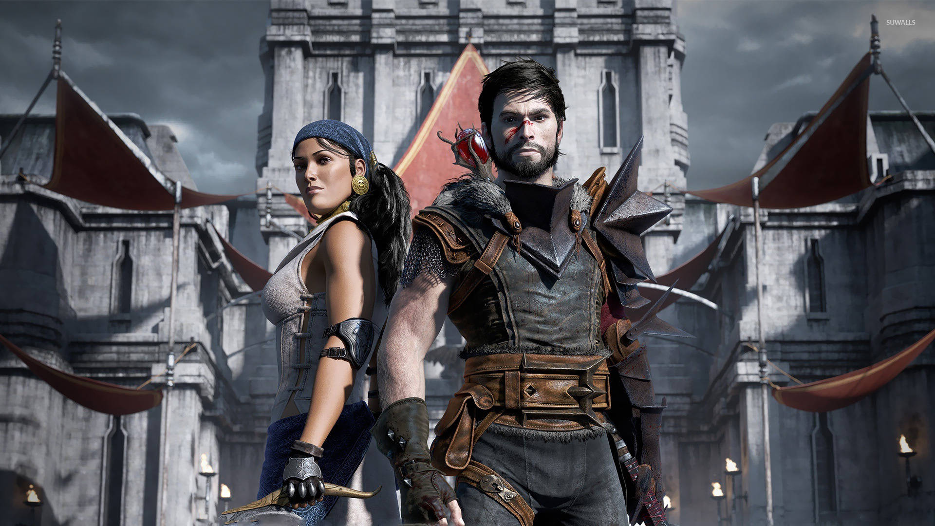 Dragon Age Inquisition Video Game Series Isabela And Hawke Wallpaper