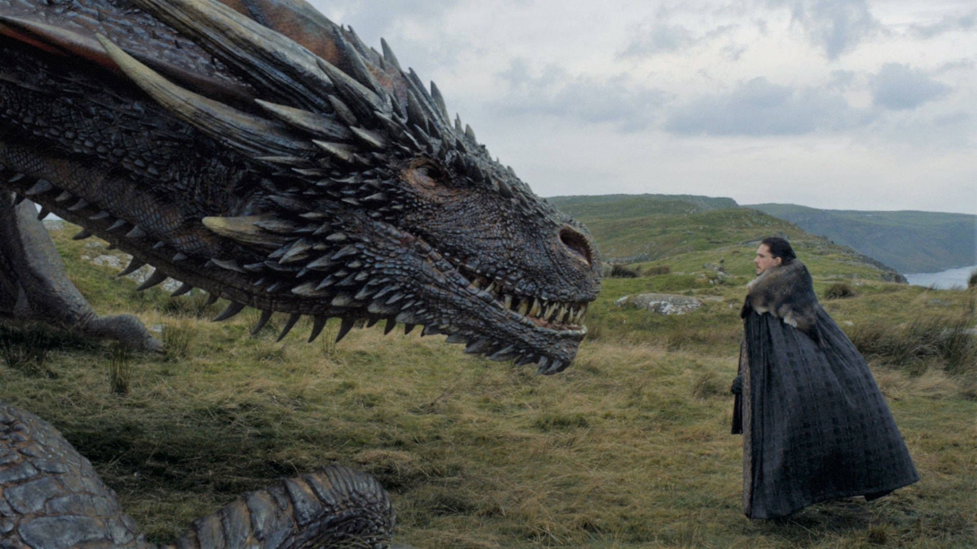 Dragon And Jon Snow Game Of Thrones Wallpaper